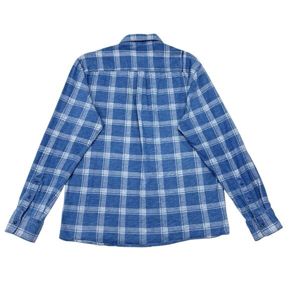 Peter Millar Shirt Size Medium‎ Blue Seaside Larimer Knit Button Down Casual - Picture 3 of 10